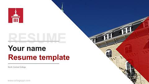 North Central College Resume PPT Template