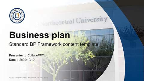 Northcentral University Competition/Entrepreneurship Contest PPT Template