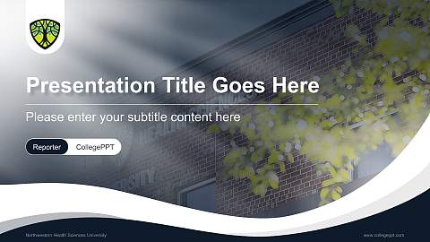 Northwestern Health Sciences University Lecture Sharing and Networking Event PPT Template