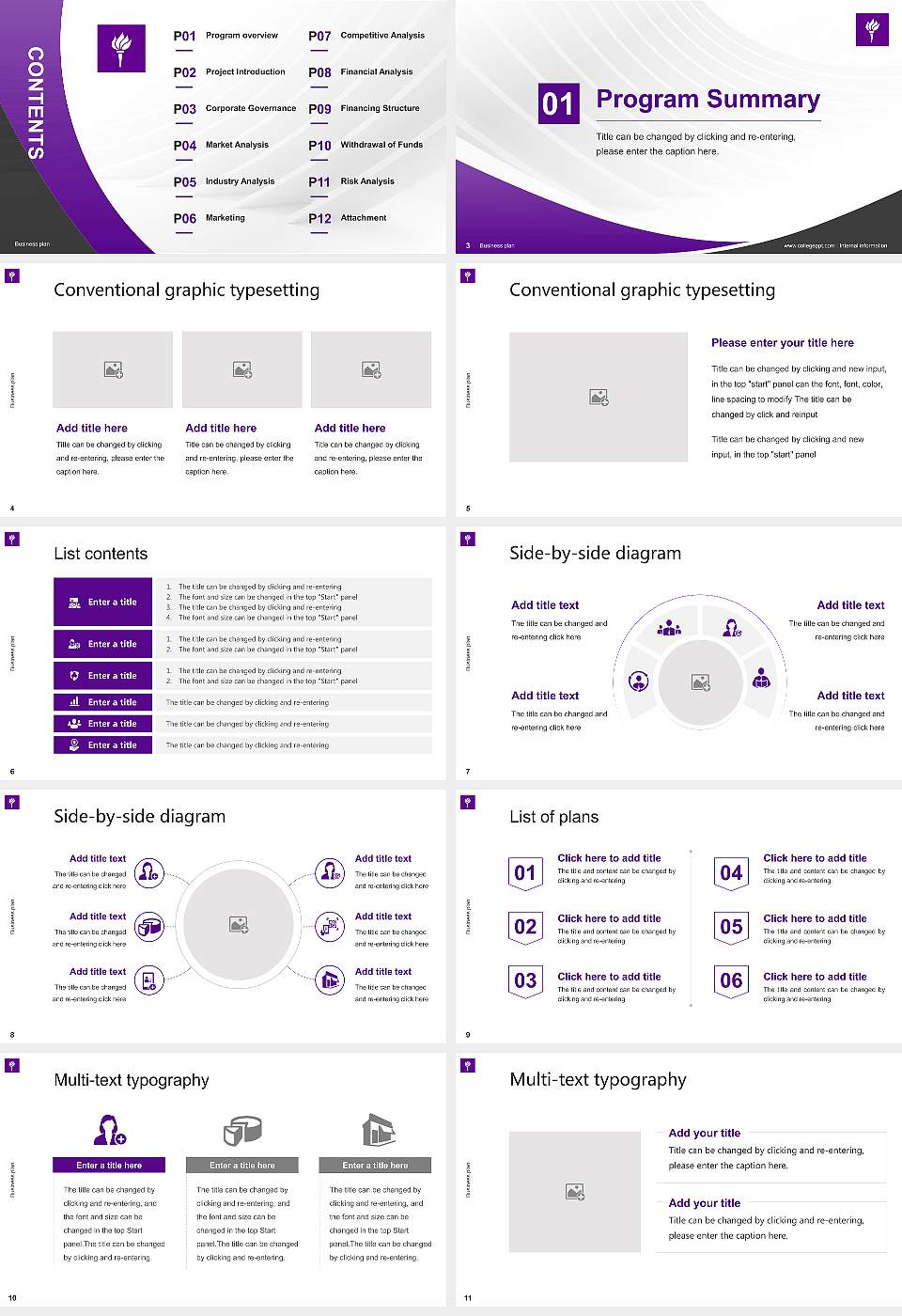 New York University Competition/Entrepreneurship Contest PPT Template16:9 ratio PPT effect preview image2