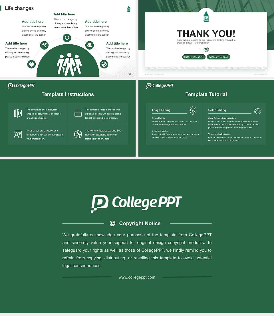 Northeastern State University National Scholarship Defense PPT Template16:9 ratio PPT effect preview image4