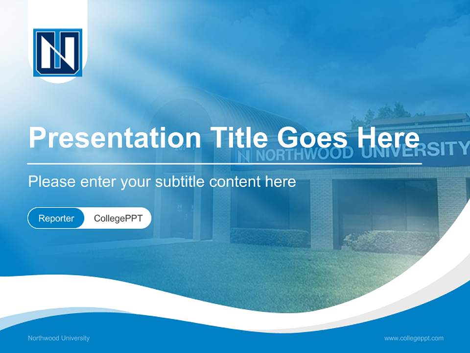 Northwood University Lecture Sharing and Networking Event PPT Template4:3 ratio PPT effect preview image4
