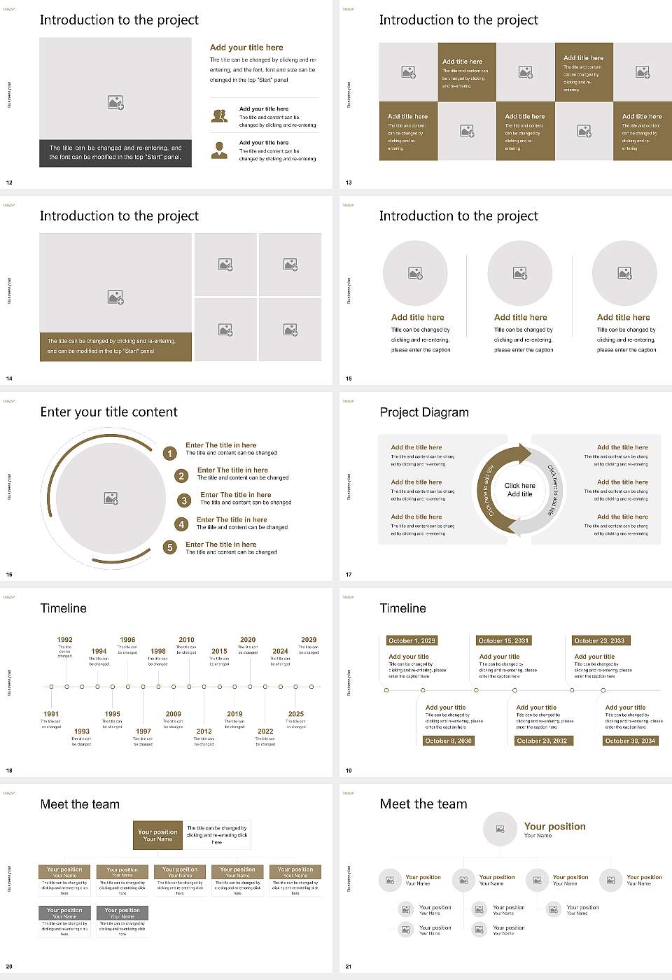 Oakland University Competition/Entrepreneurship Contest PPT Template16:9 ratio PPT effect preview image3