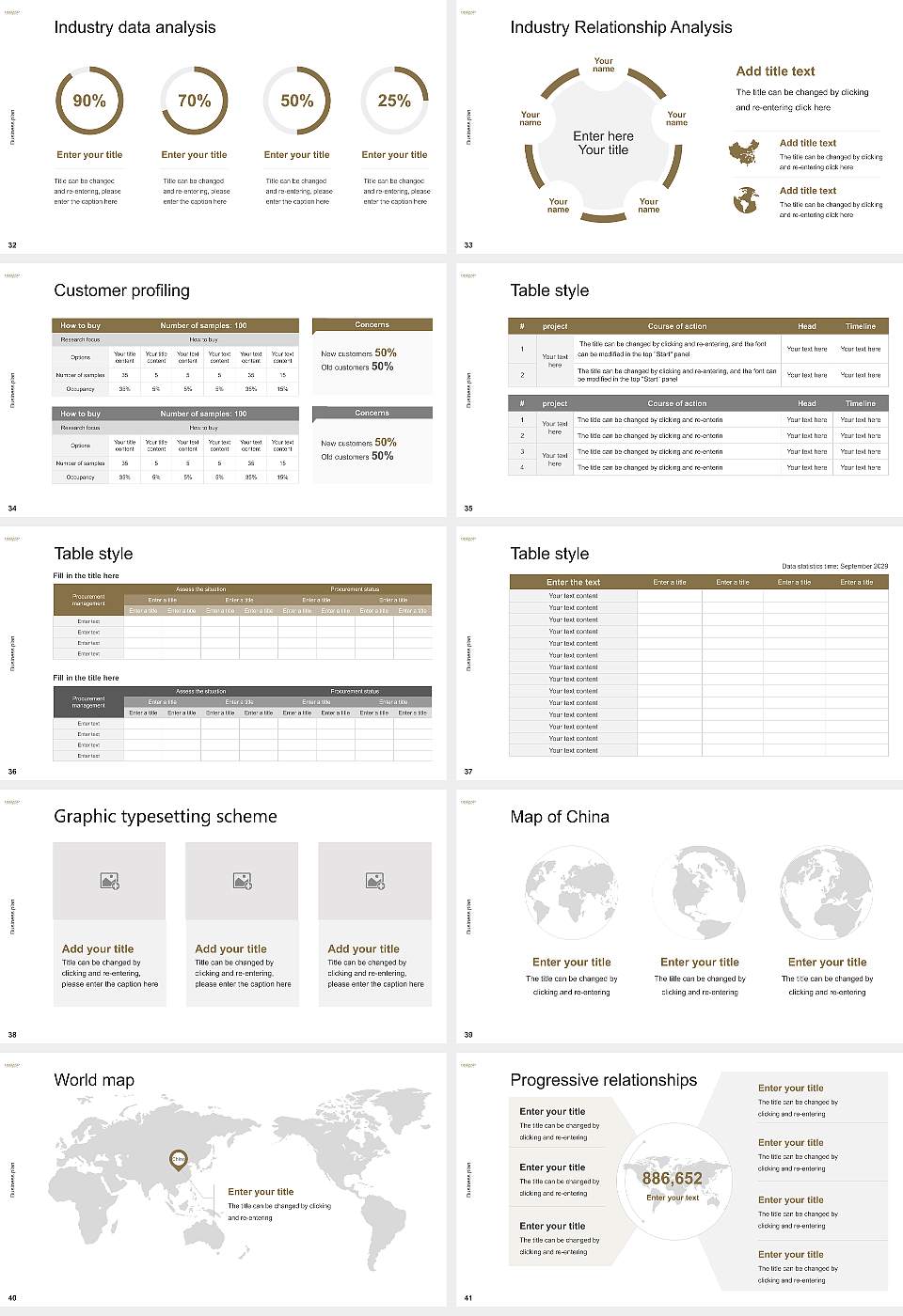 Oakland University Competition/Entrepreneurship Contest PPT Template16:9 ratio PPT effect preview image5
