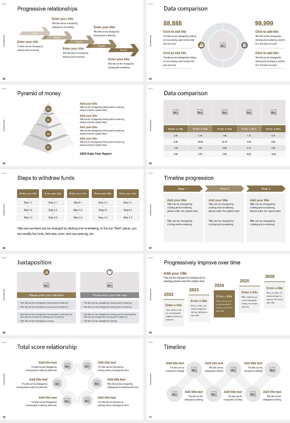 Oakland University Competition/Entrepreneurship Contest PPT Template16:9 ratio PPT effect preview image8