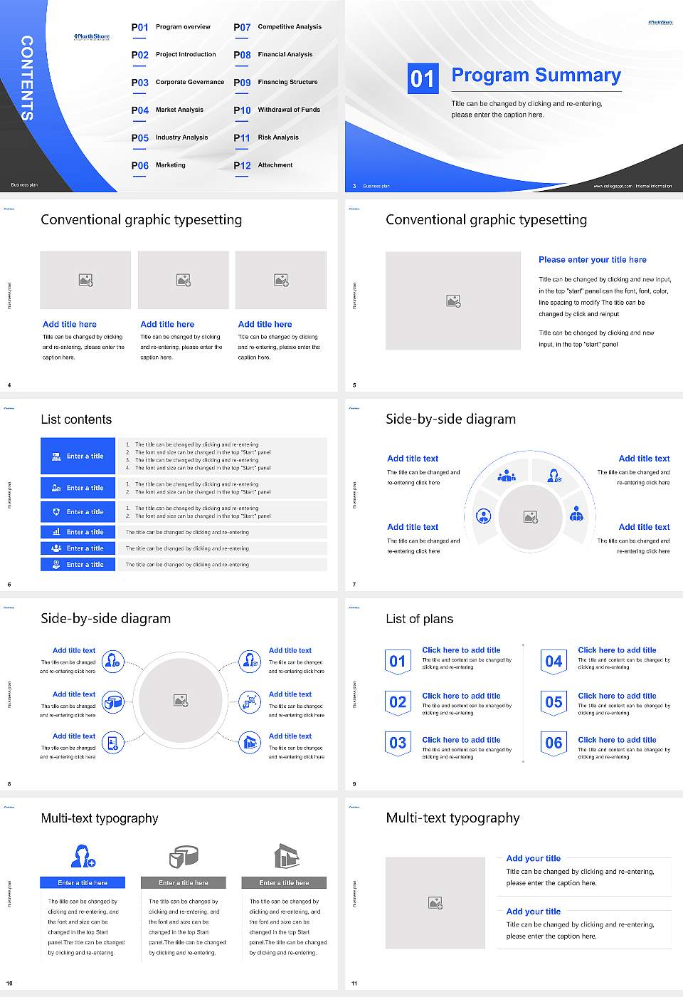 Northshore University Healthsystem School of Nurse Anesthesia Competition/Entrepreneurship Contest PPT Template16:9 ratio PPT effect preview image2