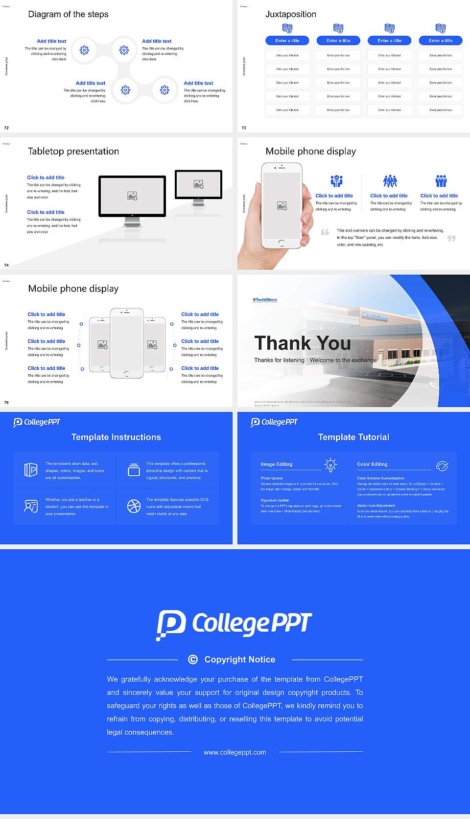 Northshore University Healthsystem School of Nurse Anesthesia Competition/Entrepreneurship Contest PPT Template16:9 ratio PPT effect preview image9