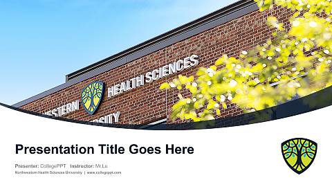 Northwestern Health Sciences University Course/Courseware Creation PPT Template