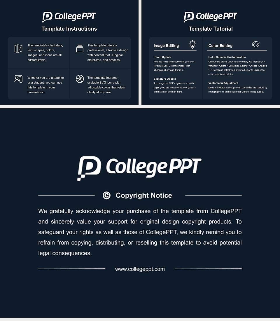 Northwestern Health Sciences University Academic Presentation/Research Findings Report PPT Template4:3 ratio PPT effect preview image5