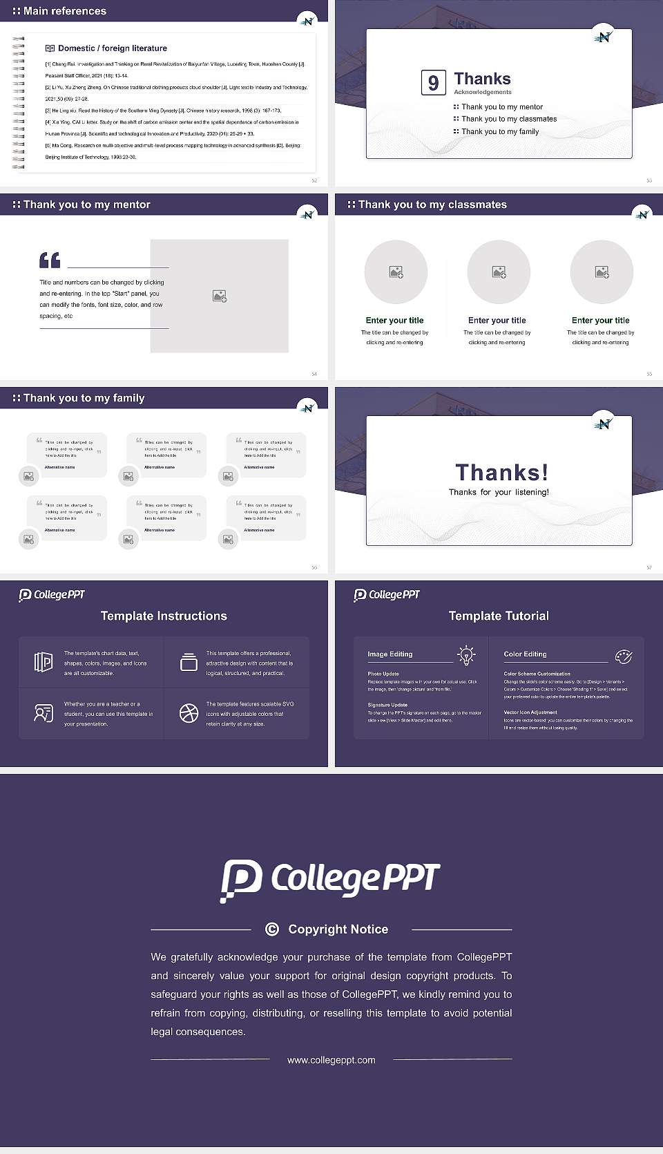 Northern Seminary Graduation Thesis Defense PPT Template16:9 ratio PPT effect preview image7
