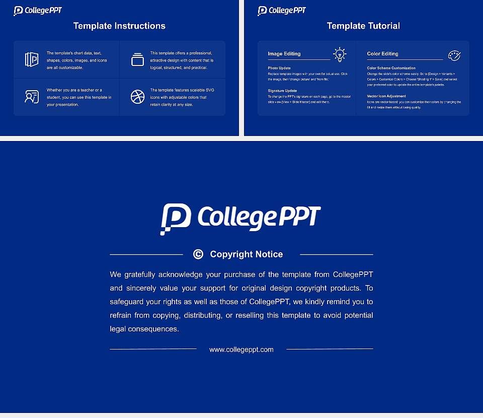 Nova Southeastern University Course/Courseware Creation PPT Template16:9 ratio PPT effect preview image5