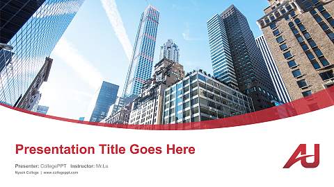 Nyack College Course/Courseware Creation PPT Template