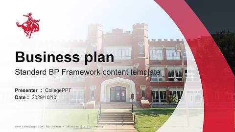 Northwestern Oklahoma State University Competition/Entrepreneurship Contest PPT Template