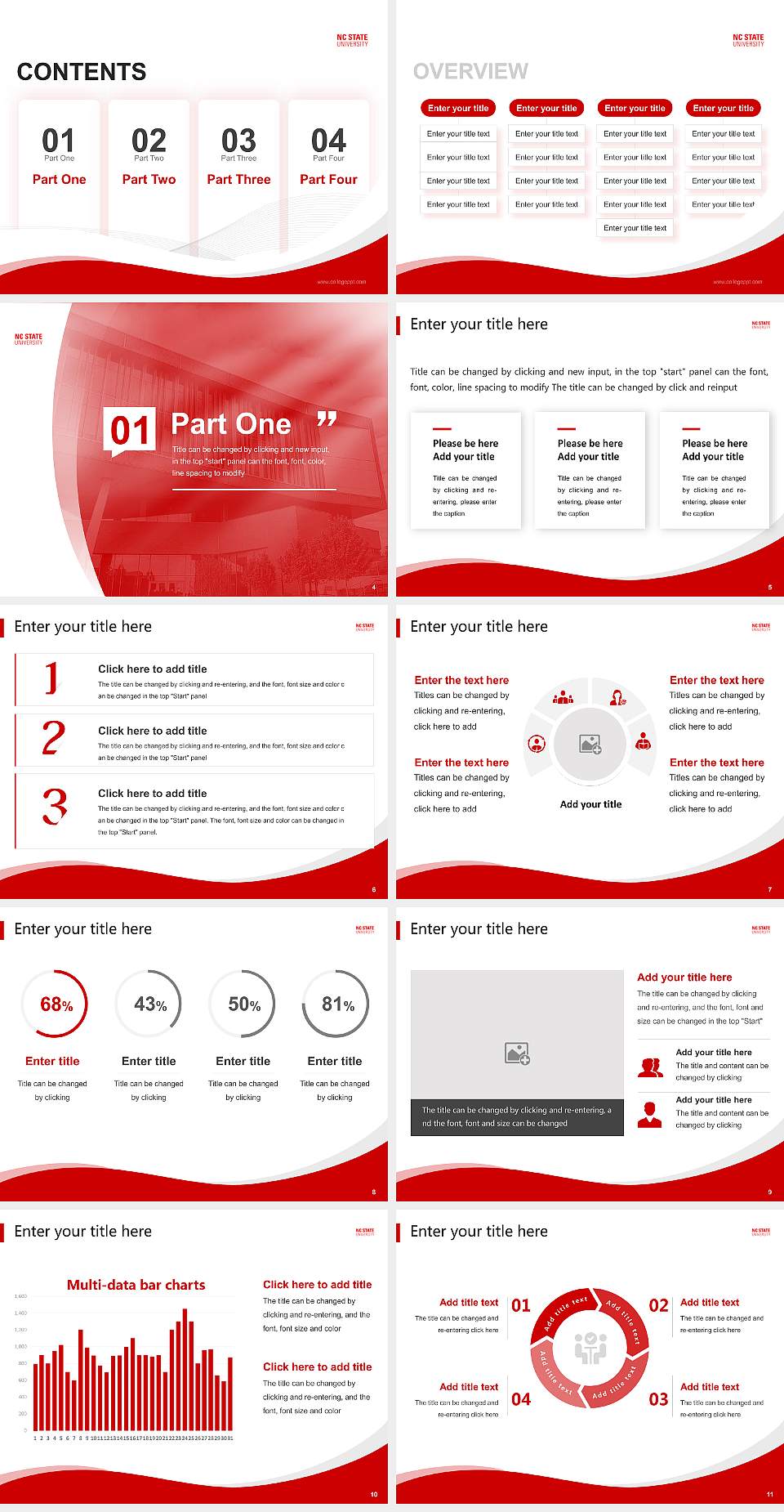 North Carolina State University at Raleigh Lecture Sharing and Networking Event PPT Template4:3 ratio PPT effect preview image2