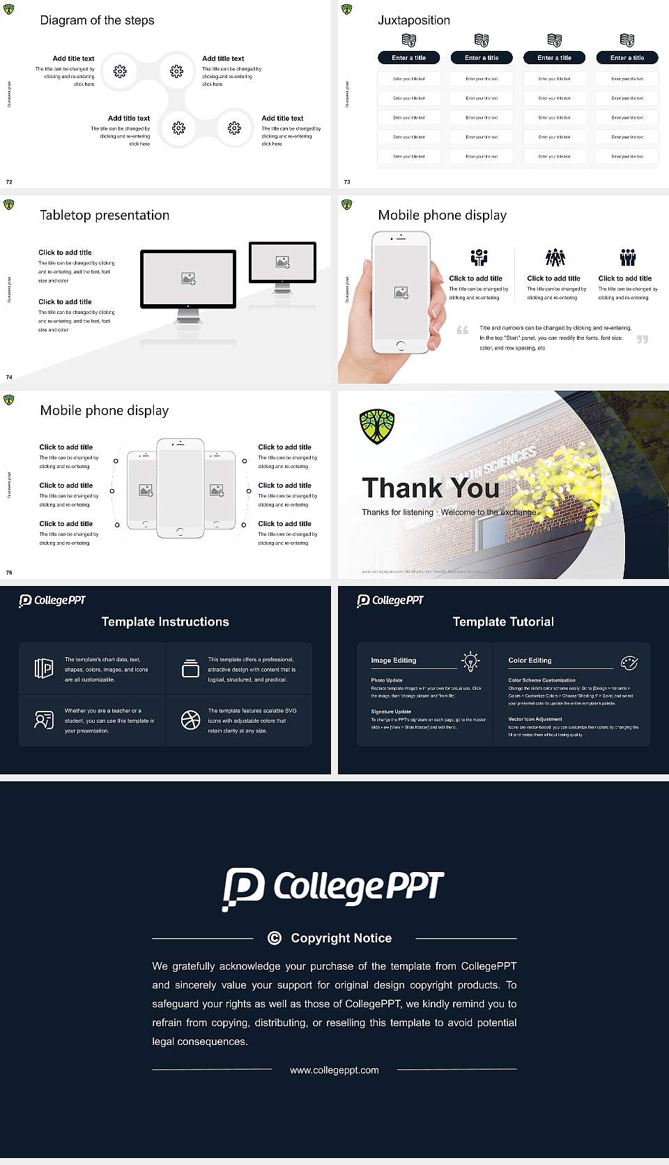 Northwestern Health Sciences University Competition/Entrepreneurship Contest PPT Template16:9 ratio PPT effect preview image9