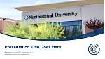 Northcentral University Unterricht Powerpoint Vorlage