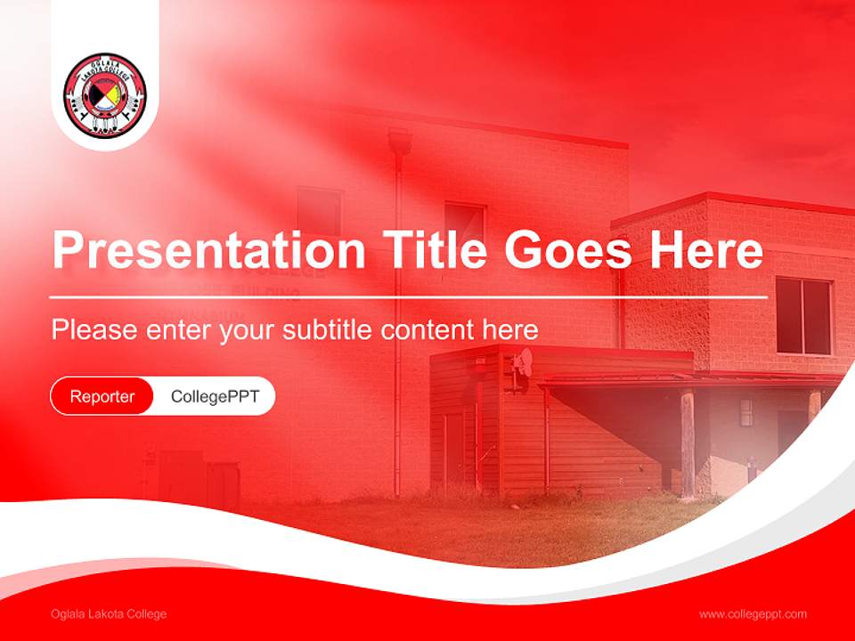 Oglala Lakota College Lecture Sharing and Networking Event PPT Template4:3 ratio PPT effect preview image4