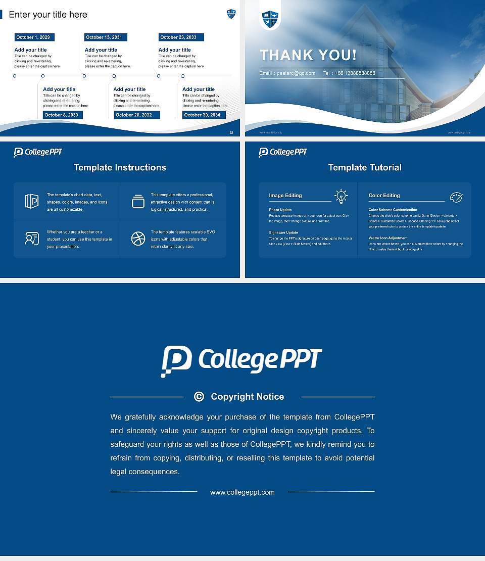 Northwest University Lecture Sharing and Networking Event PPT Template16:9 ratio PPT effect preview image4