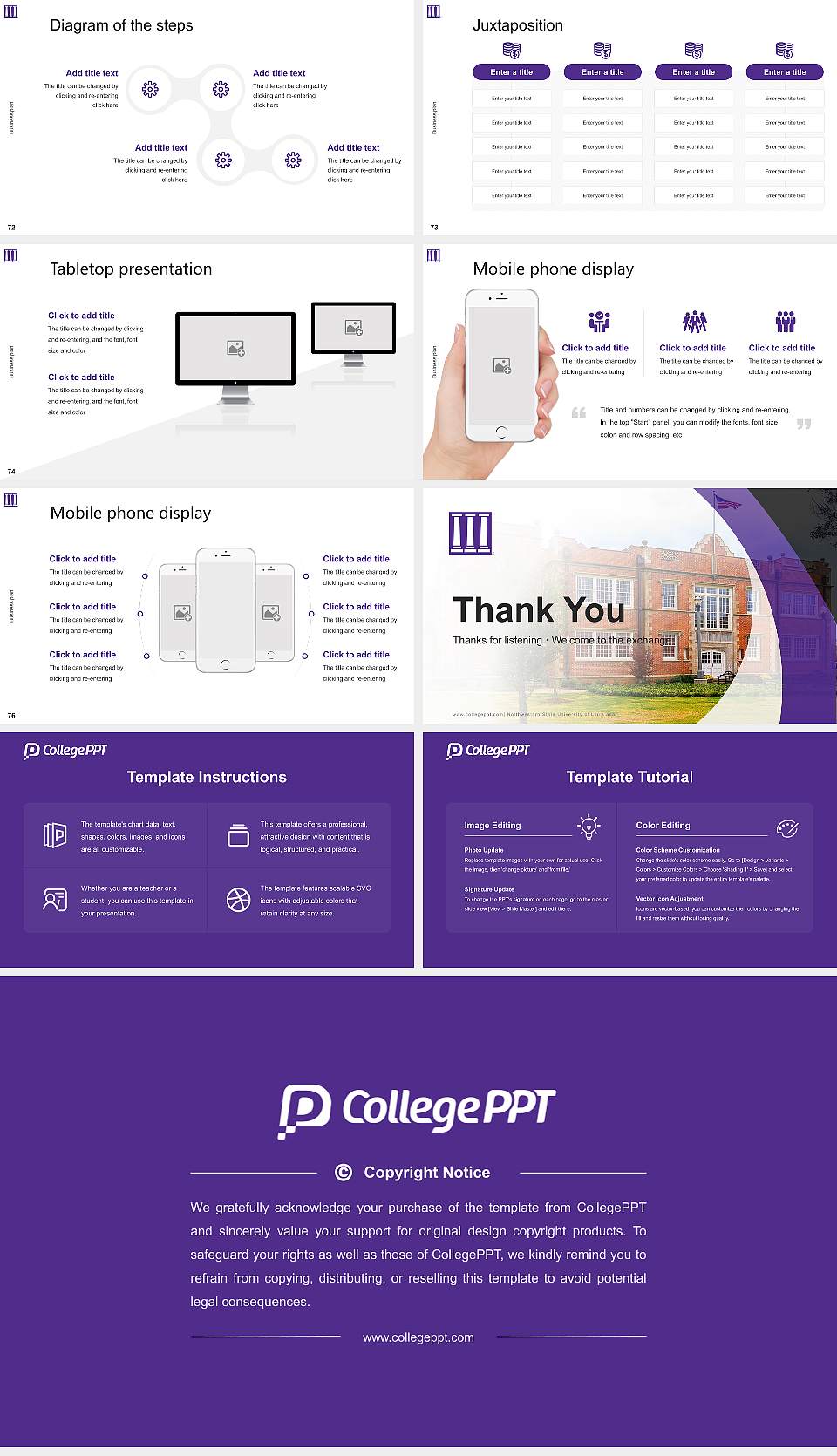 Northwestern State University of Louisiana Competition/Entrepreneurship Contest PPT Template16:9 ratio PPT effect preview image9