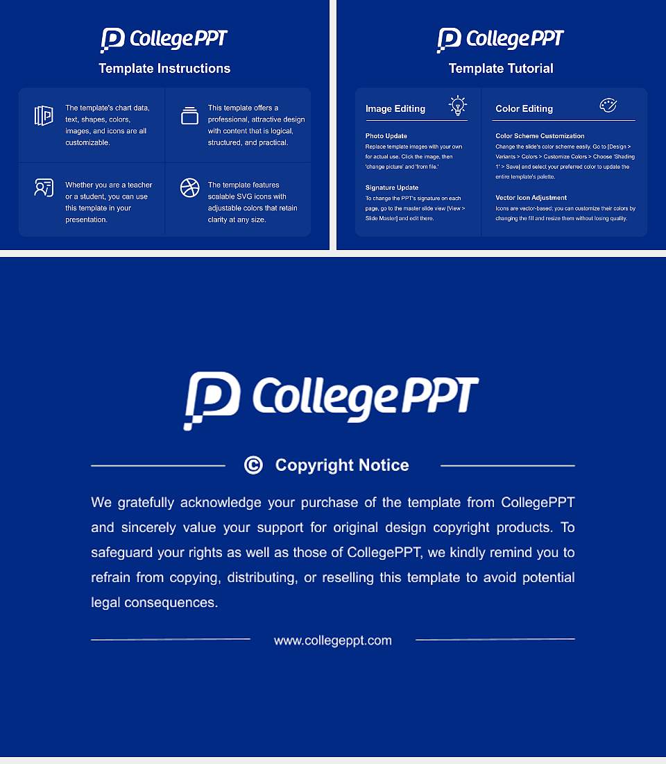 Nova Southeastern University Course/Courseware Creation PPT Template4:3 ratio PPT effect preview image5