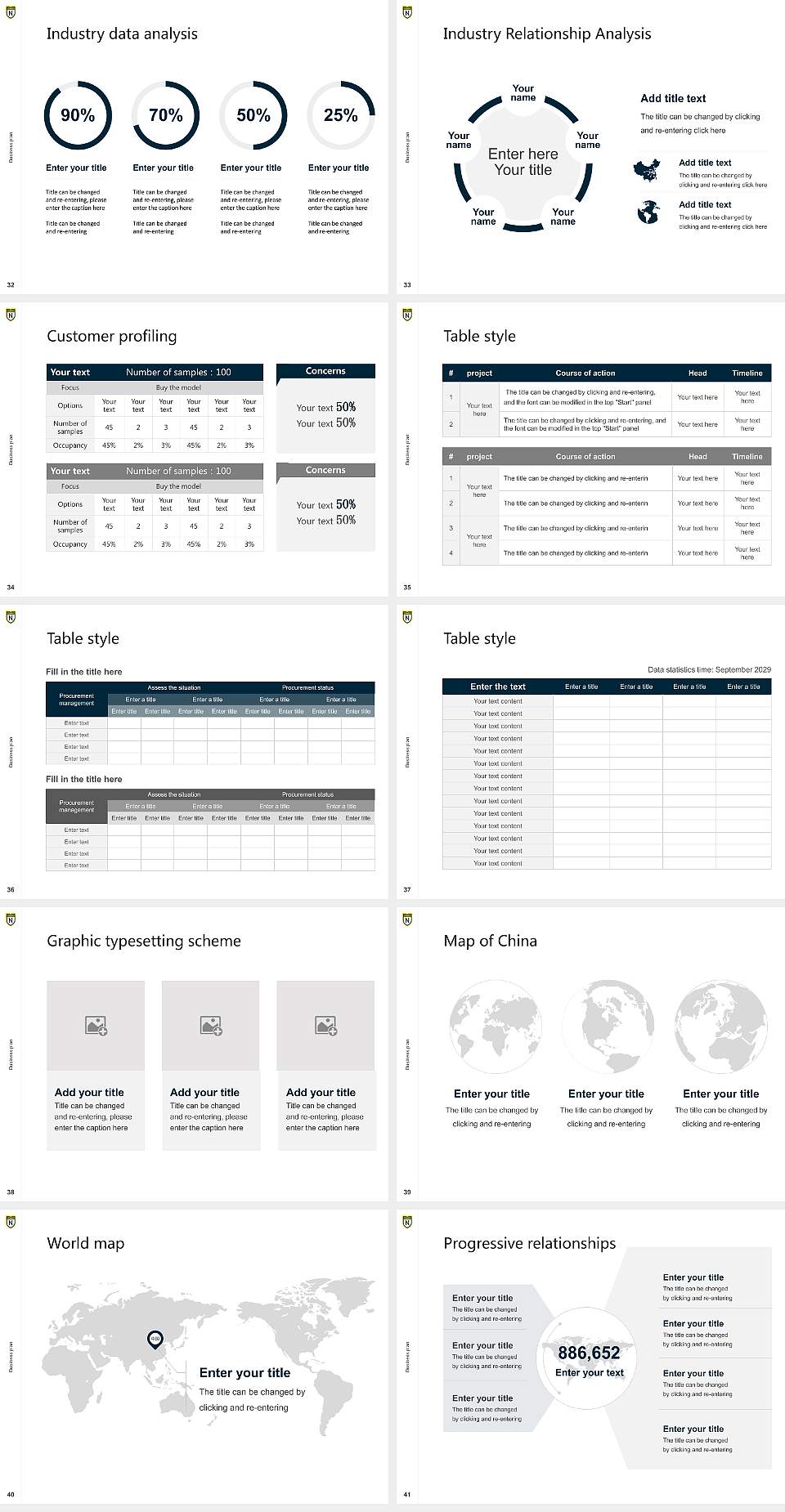 Nuc University Competition/Entrepreneurship Contest PPT Template4:3 ratio PPT effect preview image5