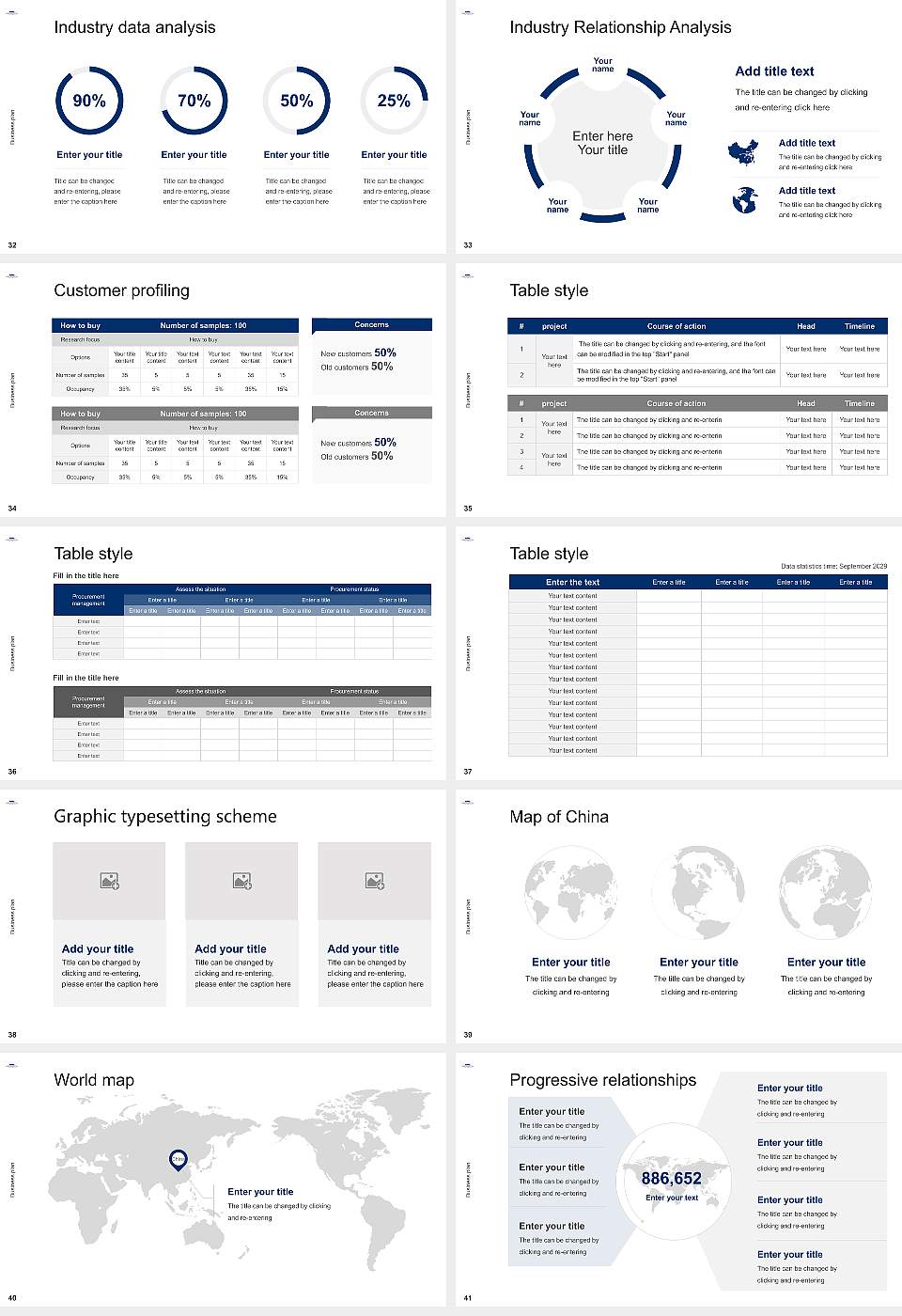 North Central University Competition/Entrepreneurship Contest PPT Template16:9 ratio PPT effect preview image5
