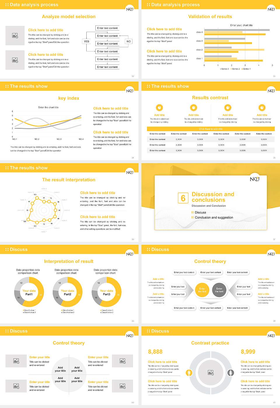 Northern Kentucky University Graduation Thesis Defense PPT Template16:9 ratio PPT effect preview image5