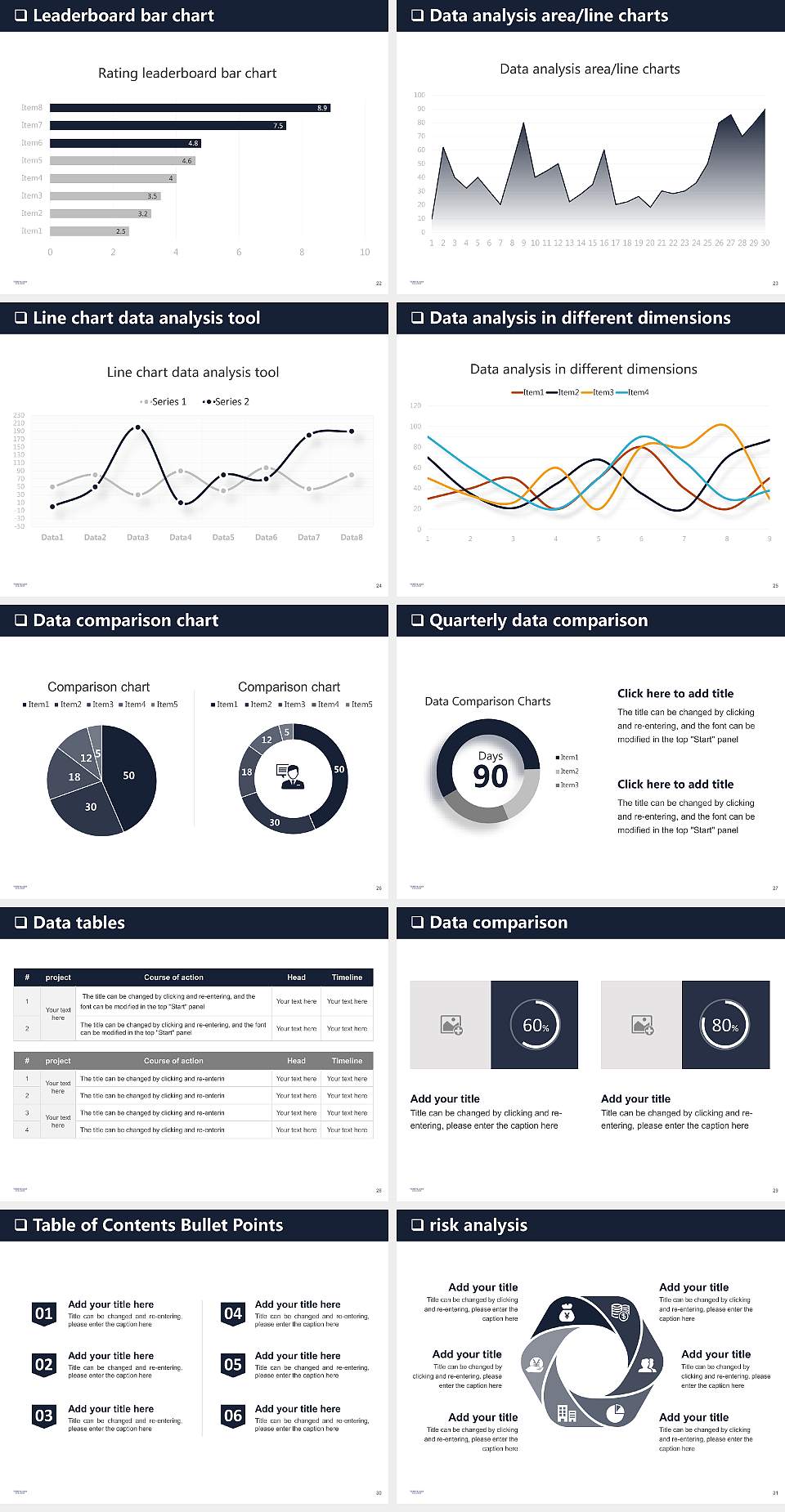 Northland College General Purpose PPT Template4:3 ratio PPT effect preview image4
