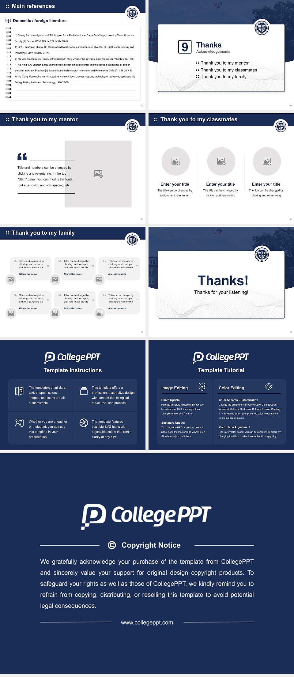 Northpoint Bible College Graduation Thesis Defense PPT Template4:3 ratio PPT effect preview image7