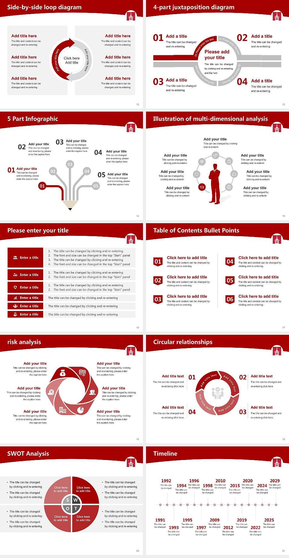 North Central College Academic Presentation/Research Findings Report PPT Template4:3 ratio PPT effect preview image3