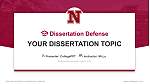 北方州立大学论文答辩PPT模板