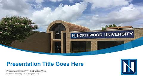 Northwood University Course/Courseware Creation PPT Template