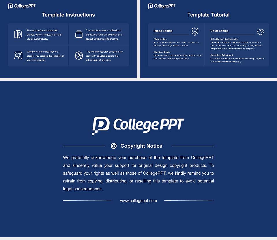 North American University Academic Presentation/Research Findings Report PPT Template16:9 ratio PPT effect preview image5