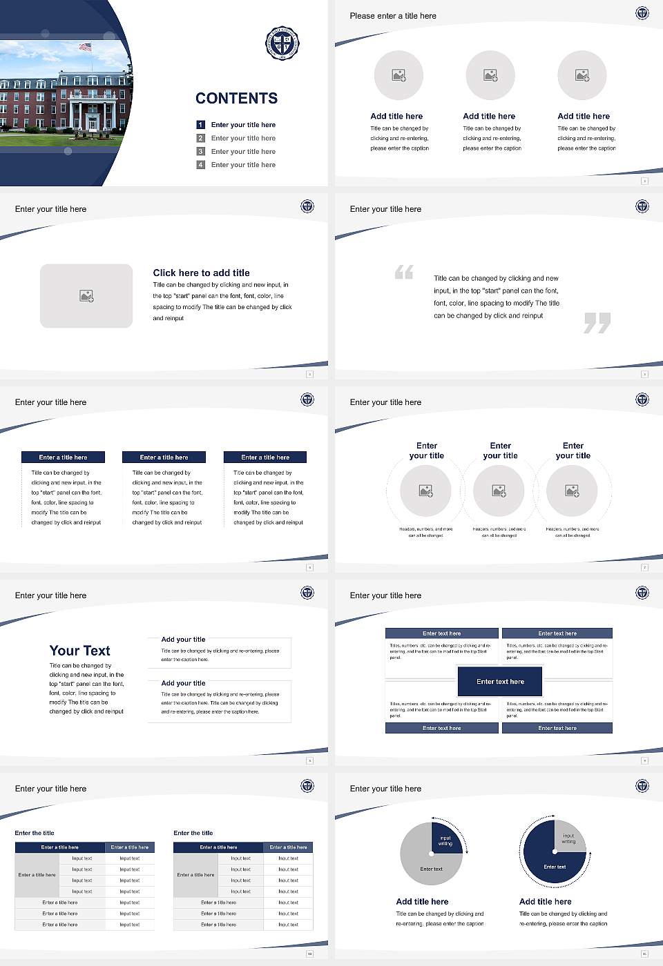 Northpoint Bible College Course/Courseware Creation PPT Template16:9 ratio PPT effect preview image2