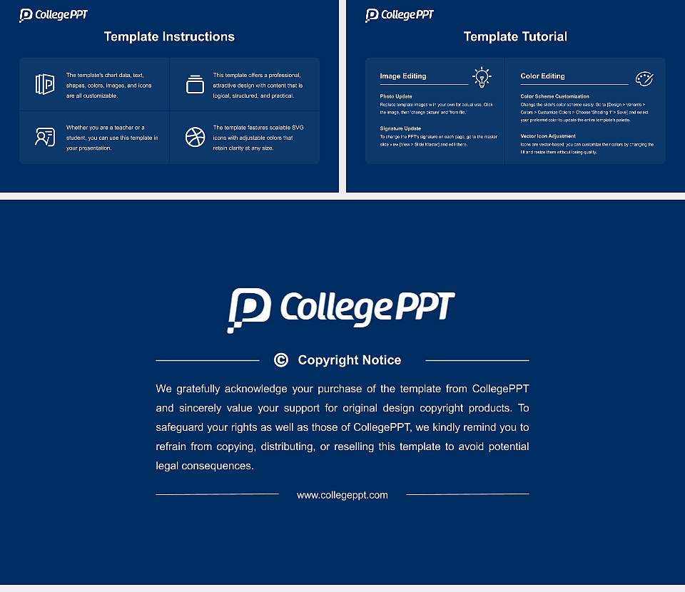 North Park University Academic Presentation/Research Findings Report PPT Template16:9 ratio PPT effect preview image5