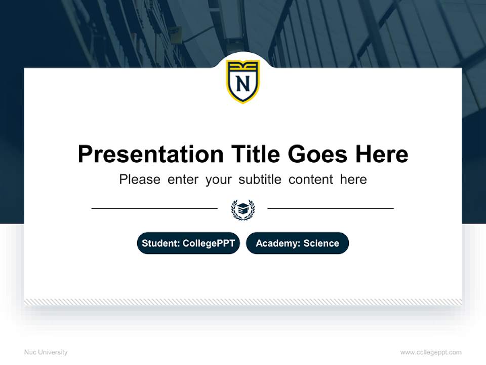 Nuc University National Scholarship Defense PPT Template4:3 ratio PPT effect preview image4