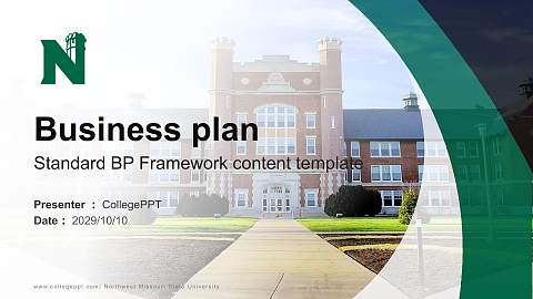 Northwest Missouri State University Competition/Entrepreneurship Contest PPT Template
