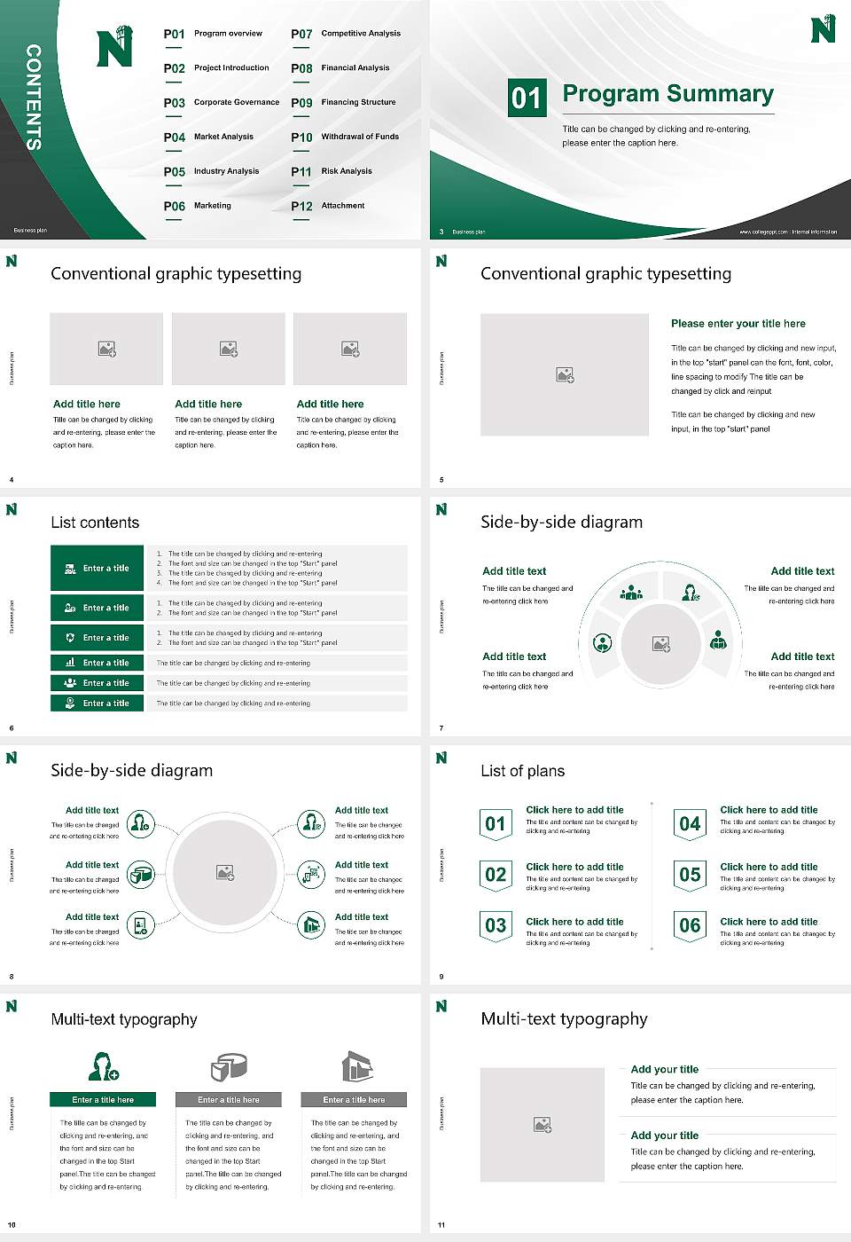 Northwest Missouri State University Competition/Entrepreneurship Contest PPT Template16:9 ratio PPT effect preview image2