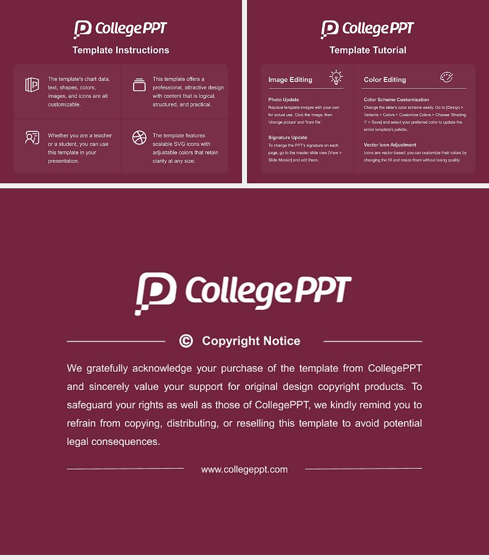 Northeastern Seminary Course/Courseware Creation PPT Template4:3 ratio PPT effect preview image5