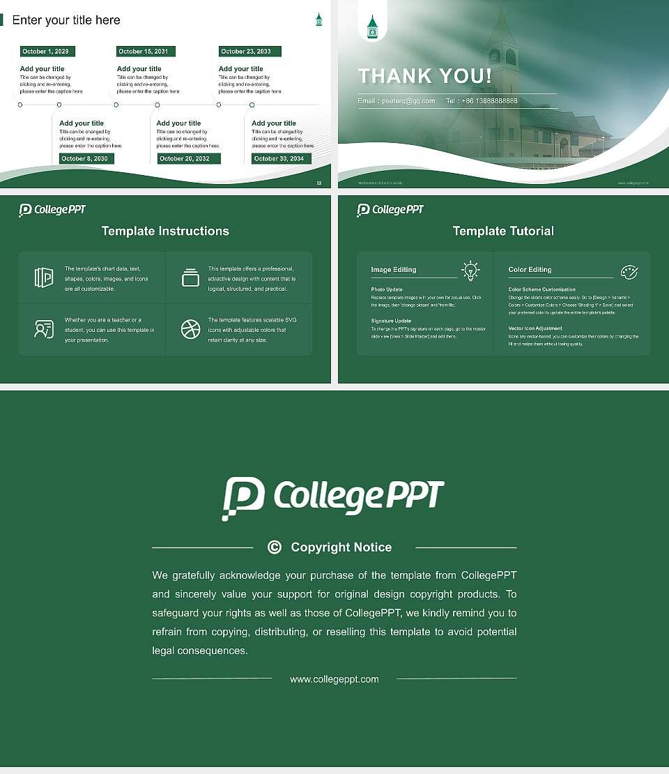 Northeastern State University Lecture Sharing and Networking Event PPT Template16:9 ratio PPT effect preview image4