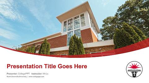 North Greenville University Course/Courseware Creation PPT Template