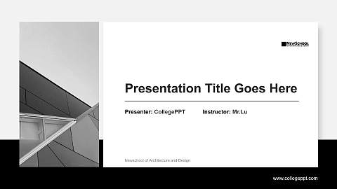 Newschool of Architecture and Design General Purpose PPT Template