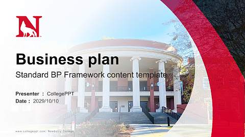 Newberry College Competition/Entrepreneurship Contest PPT Template
