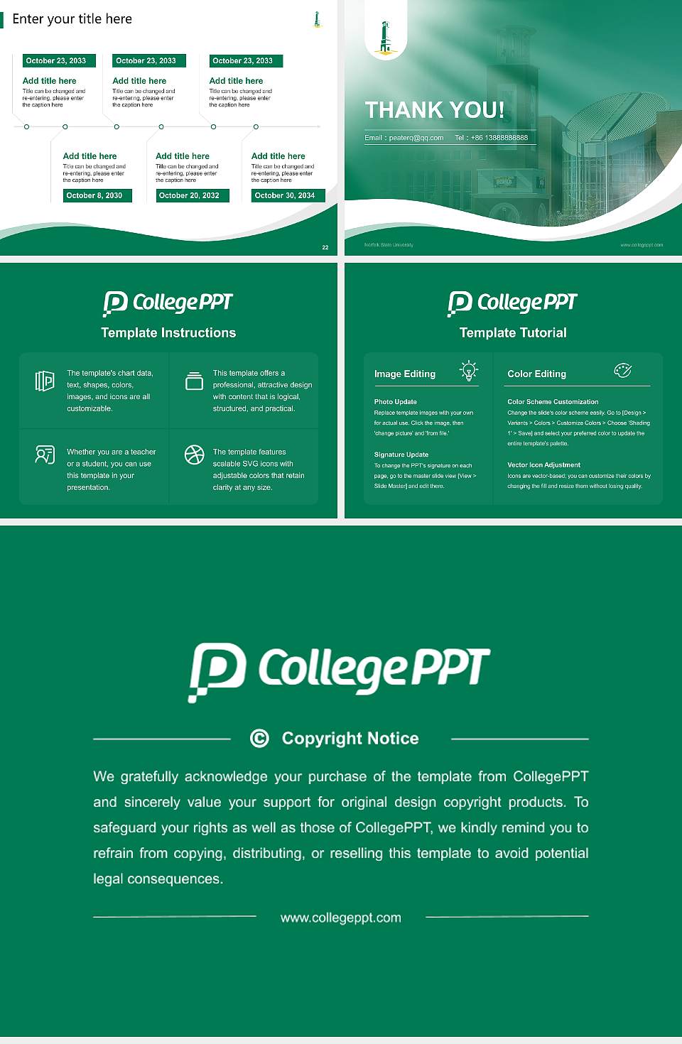 Norfolk State University Lecture Sharing and Networking Event PPT Template4:3 ratio PPT effect preview image4