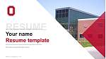 Ohio State University-Mansfield Campus CV PPT-sjabloon