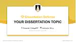 Ohio Dominican University Pertahanan Tesis Templat PPT