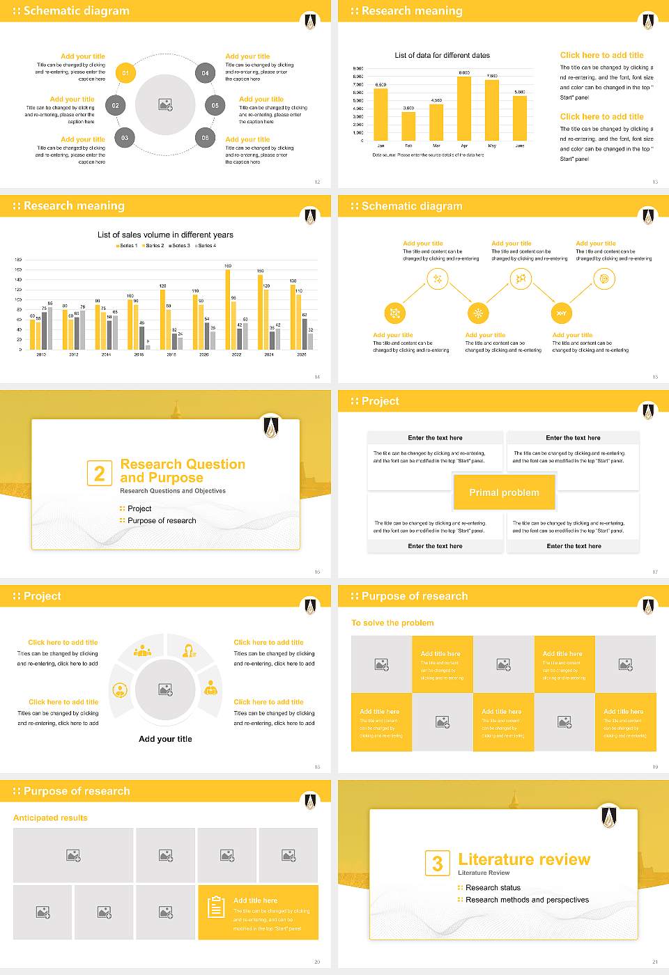 Ohio Dominican University Graduation Thesis Defense PPT Template16:9 ratio PPT effect preview image3