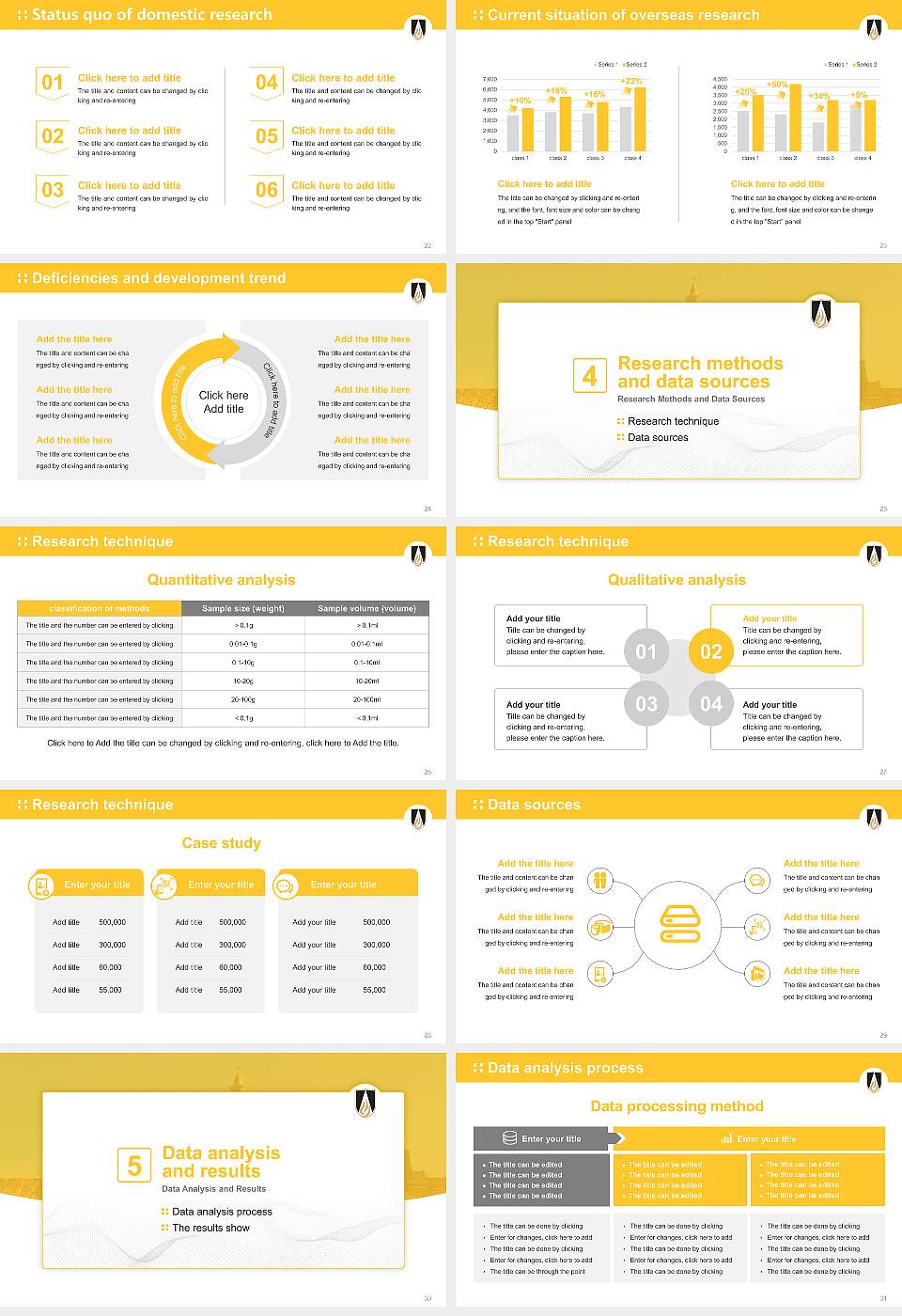 Ohio Dominican University Graduation Thesis Defense PPT Template16:9 ratio PPT effect preview image4