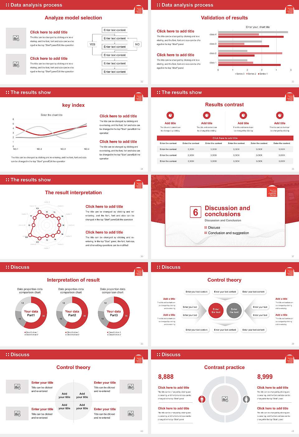 New York School of Interior Design Graduation Thesis Defense PPT Template16:9 ratio PPT effect preview image5