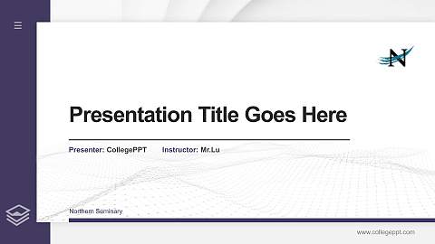 Northern Seminary Thesis Proposal/Graduation Defense PPT Template
